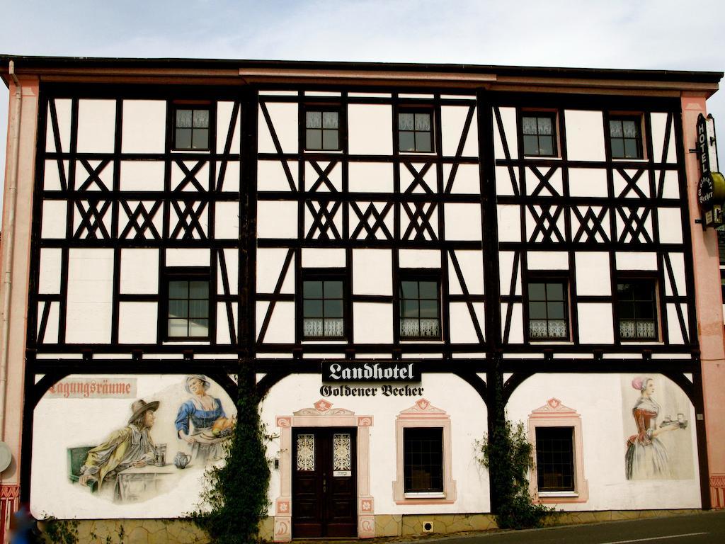 Landhotel Goldener Becher Limabach - Oberfrohna Exterior foto